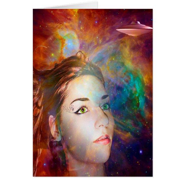 Space Explorer Hälsningskort (Framsidan)