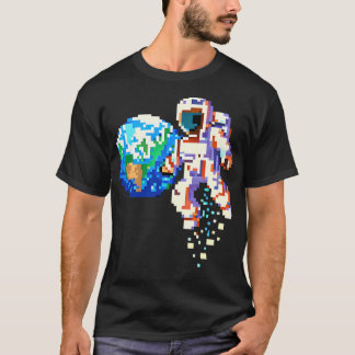 Space Explorer - Pixel Art Astronaut T Shirt