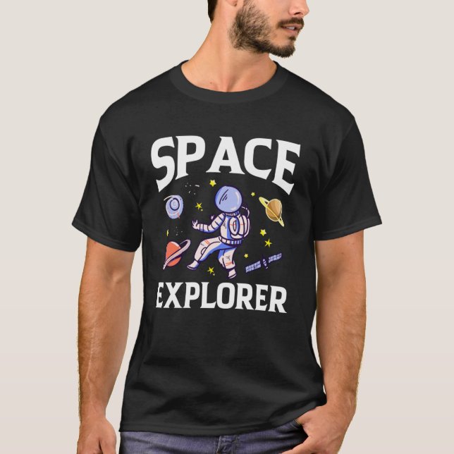 Space Explorer T Shirt (Framsida)