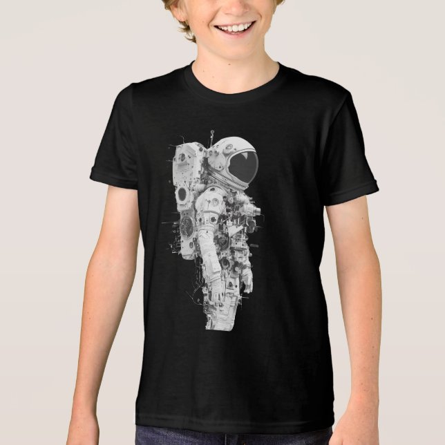 Space Explorer Youth Astronaut T-Shirt (Framsida)