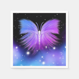 Space Fantasy Butterfly Cosmic Pappersservett