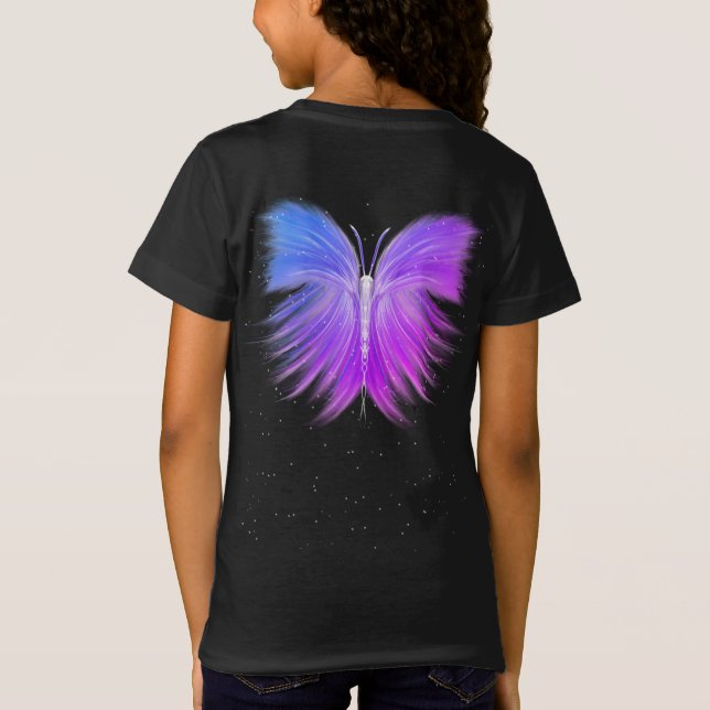 Space Fantasy Butterfly T Shirt (Baksida)
