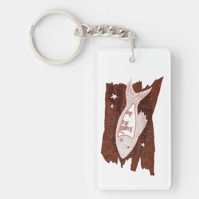 Space Ferrets Acrylic Keychain (Framsidan)