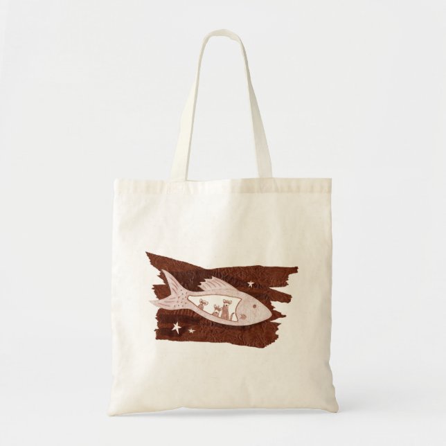 Space Ferrets Tote Bag Tygkasse (Framsidan)