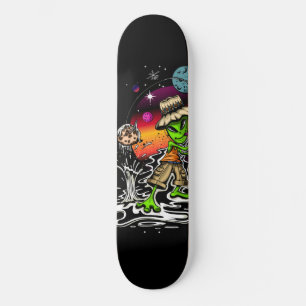 Space Fisherman Mini Skateboard Bräda 18,5 Cm