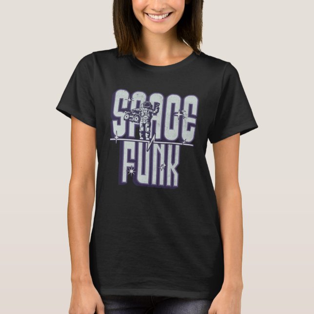 Space Funk Chillin Astronaut Galaxy Spaceman Astr T Shirt (Framsida)