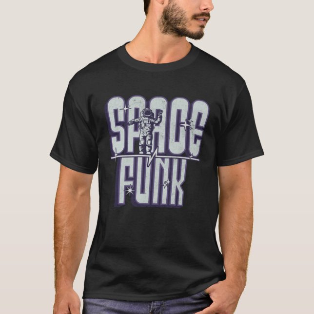 Space Funk Chillin Astronaut Galaxy Spaceman Astr T Shirt (Framsida)