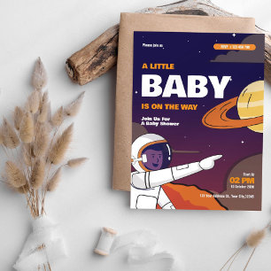 Space Galaxy Baby Shower-inbjudan Inbjudningar