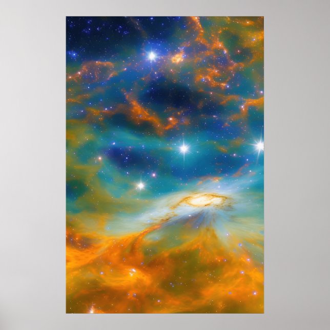 Space Galaxy Bild Poster (Framsidan)