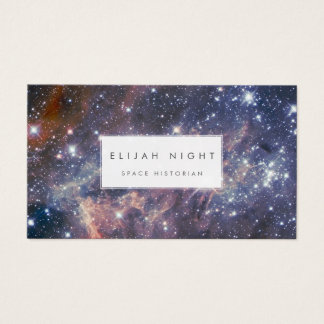 Space Galaxy Interstellar Travel Science fiction Visitkort