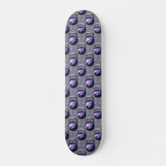 Space Galaxy Kettlebell Mini Skateboard Bräda 18,5 Cm