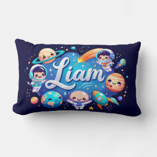 Space Galaxy Liam Personlig Dekorativ kudde