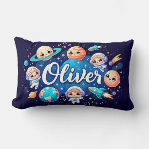 Space Galaxy Oliver Personlig Dekorativ kudde