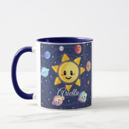Space Galaxy Planets Mugg