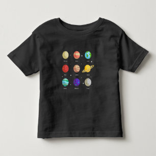 Space Galaxy Solar Planets Venus Mars Jupiter Uran T Shirt