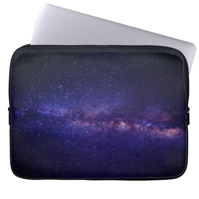 Space Galaxy Star Mönster Laptop Fodral (Framsidan)
