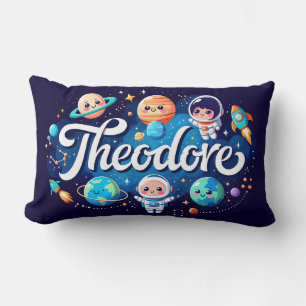 Space Galaxy Theodore Personlig Dekorativ kudde