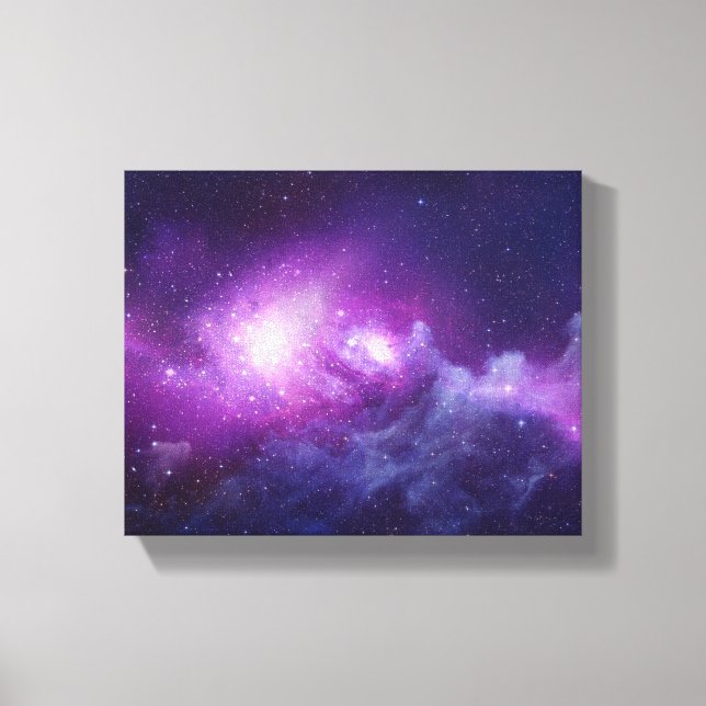 Space Galaxy Wall Art Art Canvastryck (Framsida)