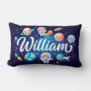 Space Galaxy William Personlig Dekorativ kudde