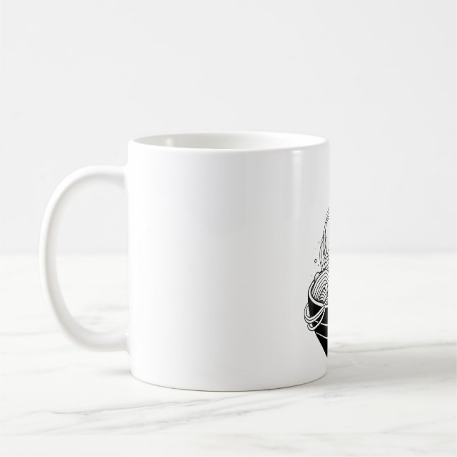 Space Galay Astronaut Kaffemugg (Vänster)