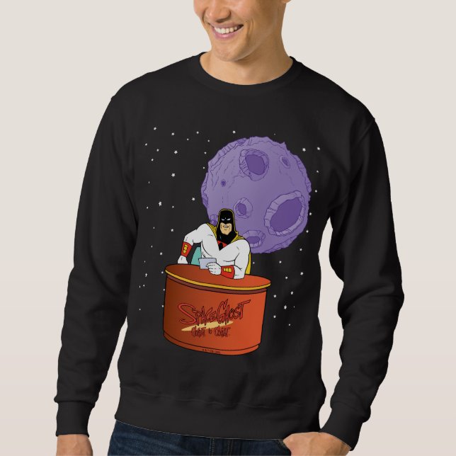 Space Ghost Kusten till Kusten på Set Lång Ärmad Tröja (Framsida)