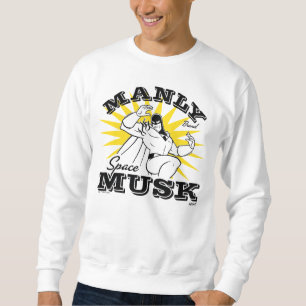 Space Ghost Manly Space Musk Lång Ärmad Tröja