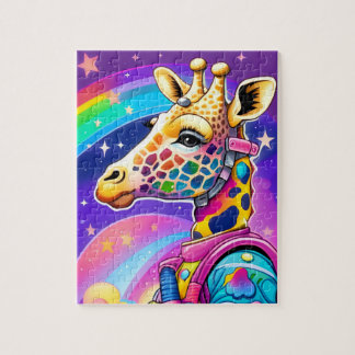 Space Giraffe Puzzle Pussel