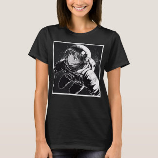 Space Girl Anime 2 T Shirt