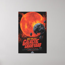 Space Graveyard Skull Halloween Galaxy of Horrors Canvastryck