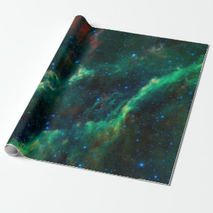 Space Grönt California Nebula Star Astronomy Presentpapper
