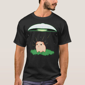 Space Guinea Gris Ufo Flies Saucer T Shirt