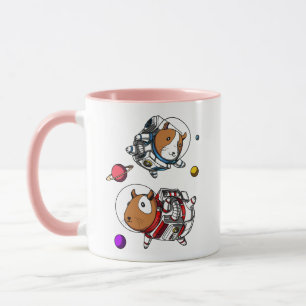 Space Guinea Grisar Astronauts Cosmic Cavy Pet Mugg