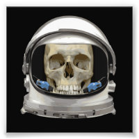 Space Helmet Astronaut Skull