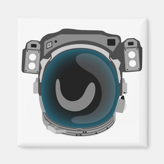 Space Helmet Magnet (Framsidan)