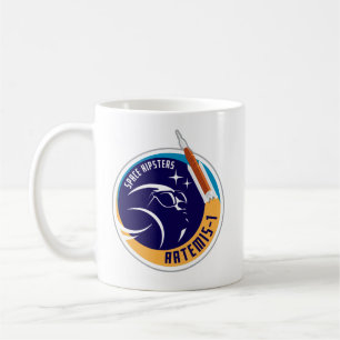 Space Hipsters® Artemis-1 Logotyp Mugg
