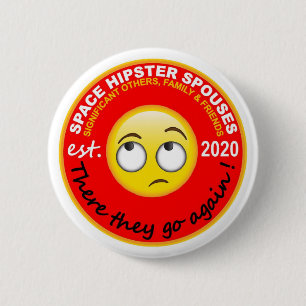 Space Hipsters® Spouses 2,25-tumsknapp Knapp