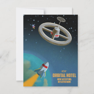 Space Hotel Vykort