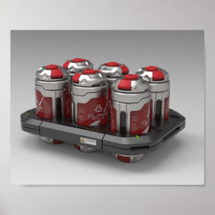 Space Ingenjör Poster - Clang Cola (box)