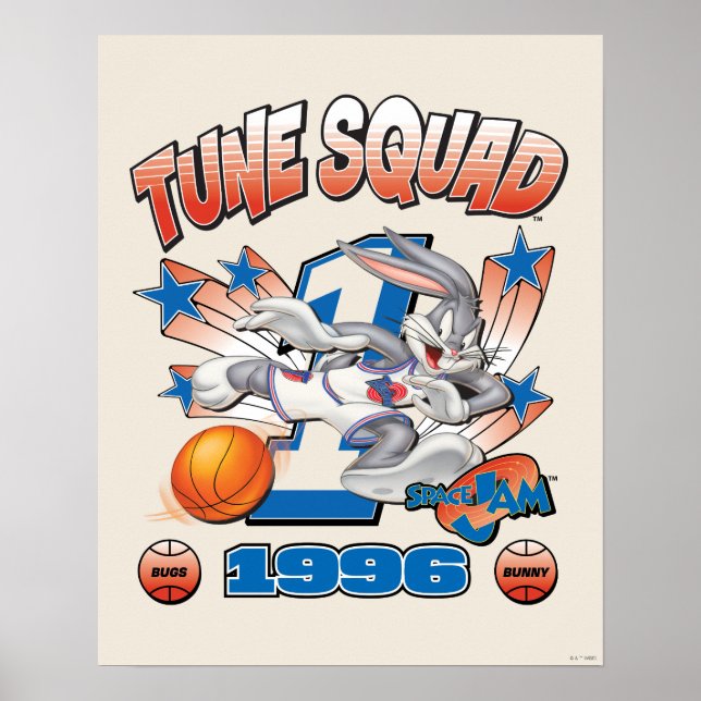 SPACE JAM™ BUGS BUNNY™ #1 Basketball Graphic Poster (Framsidan)