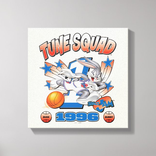 SPACE JAM™ BUGS BUNNY™ #1 Grafisk basketdesign Canvastryck (Framsida)