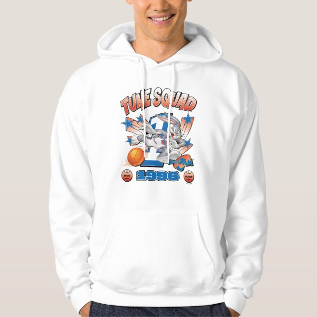 SPACE JAM™ BUGS BUNNY™ #1 Grafisk Basketdesign Hoodie (Framsida)