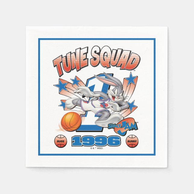 SPACE JAM™ BUGS BUNNY™ #1 Grafisk basketdesign Pappersservett (Framsidan)