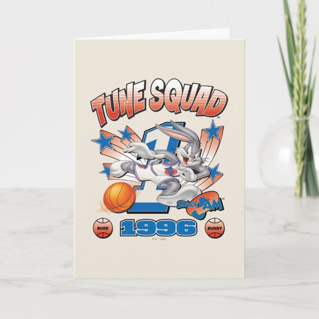 SPACE JAM™ BUGS BUNNY™ #1 Grafisk design för baske Kort (Framsida)