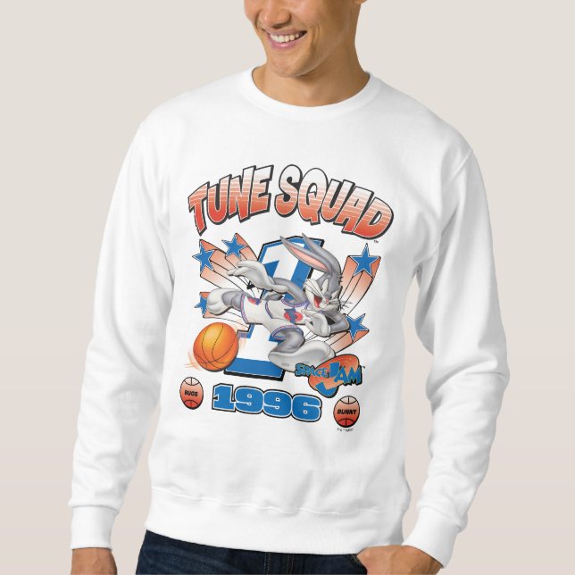 SPACE JAM™ BUGS BUNNY™ #1 Grafisk design för baske Lång Ärmad Tröja (Framsida)