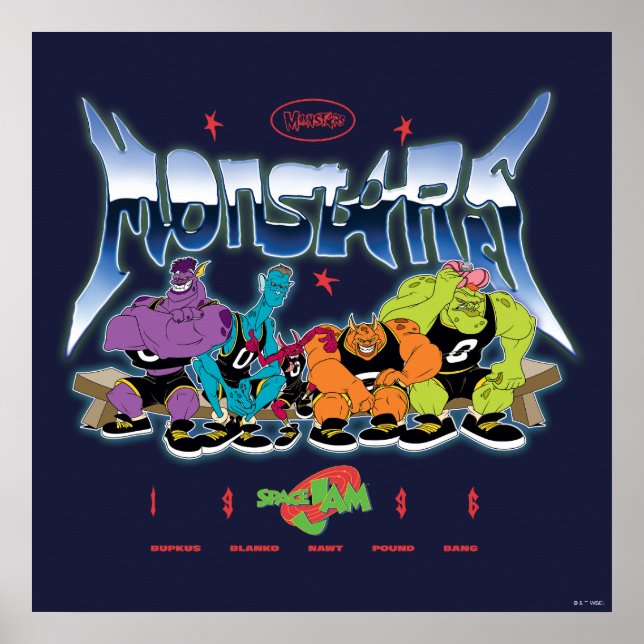 SPACE JAM™ Monstars 1996 Graphic Poster (Framsidan)