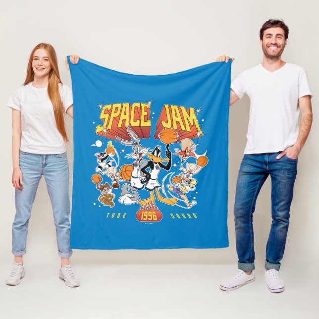 SPACE JAM™ TUNE SQUAD™ 1996 Grafik Fleecefilt (På plats)