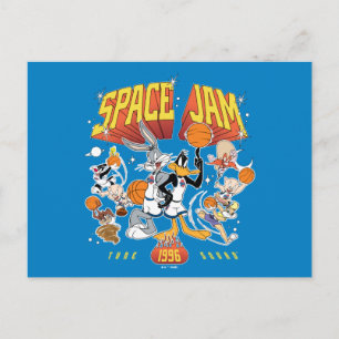 SPACE JAM™ TUNE SQUAD™ 1996 Grafik Vykort