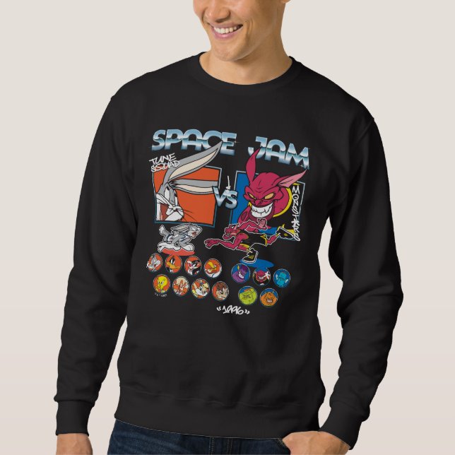 SPACE JAM™ TUNE SQUAD™ VS Monstars Laguppställning Lång Ärmad Tröja (Framsida)
