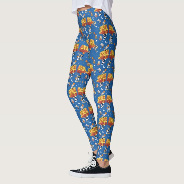SPACE JAM™ TUNE SQUAD™ Yttre rymden-mönster Leggings (Vänster)