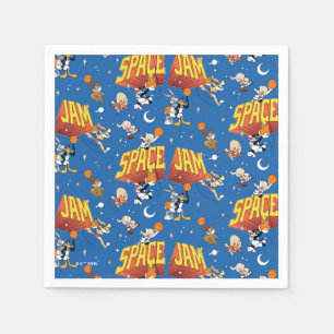 SPACE JAM™ TUNE SQUAD™ Yttre rymden-mönster Pappersservett